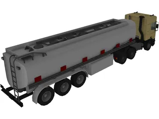 Fuel Tank 3D Model preview