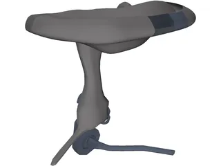 Ear Cutaway 3D Model preview