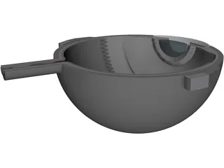 Eye Cutaway 3D Model preview