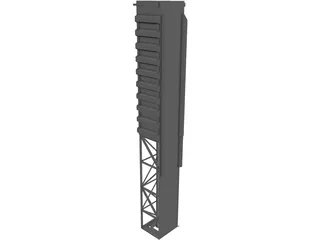 Garbage Compactor 3D Model preview