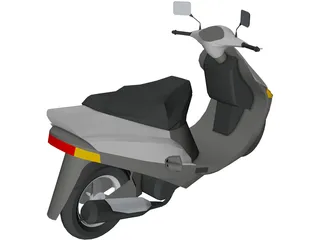 Scooter 3D Model preview
