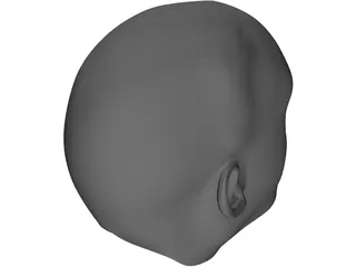 Head Male 3D Model preview