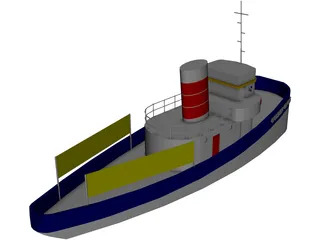 Tug 3D Model preview