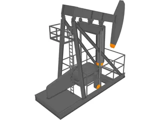 Oil Pump 3D Model preview