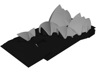 Opera House Sydney 3D Model preview