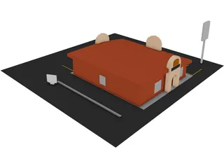 Taco Bell 3D Model preview