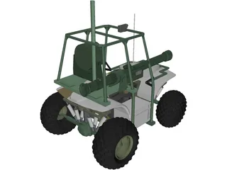 Firefly Robot 3D Model preview