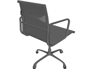 Chair Eames EA 107 3D Model preview