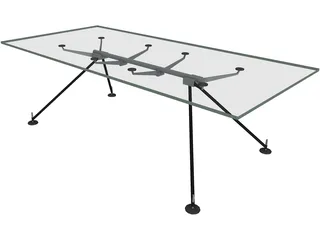 Table Norman Foster 3D Model preview