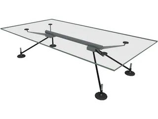 Table Norman Foster Low 3D Model preview