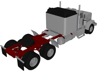 Freightliner Aerodyne 3D Model preview