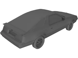 Plymouth Laser (1984) 3D Model preview