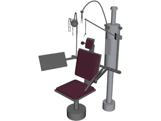 Evil Chair 3D Model preview
