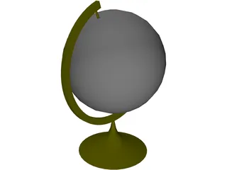 Golden Globe 3D Model preview