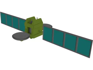 Satellite 3D Model preview