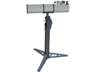 Telescope 3D Model preview
