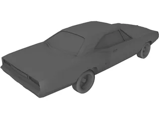 Dodge Coronet (1970) 3D Model preview