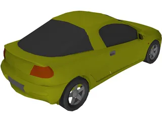 Opel Tigra (1997) 3D Model preview