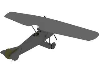 Toy Airplane 3D Model preview
