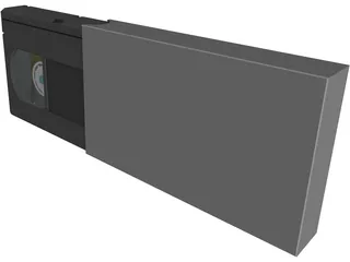 Videocassette [+Sleeve] 3D Model preview