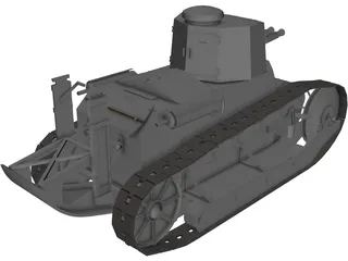 Fiat FT 3000 3D Model preview