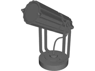 Spot Light Wall 3D Model preview