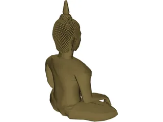 Buddha 3D Model preview