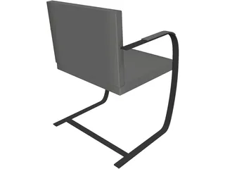Chair Brno Modern 3D Model preview