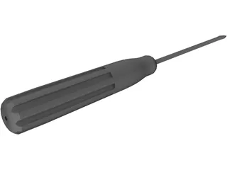 Screwdriver Plane 3D Model preview