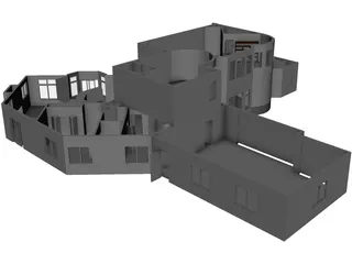 House Large 3D Model preview