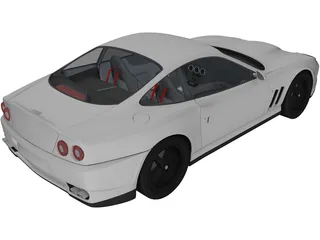 Ferrari 575M Maranello (2002) 3D Model preview