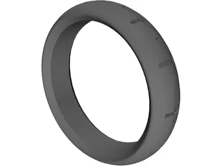 Cross Ring 3D Model preview