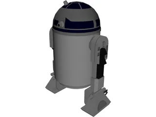 Star Wars R2D2 3D Model preview