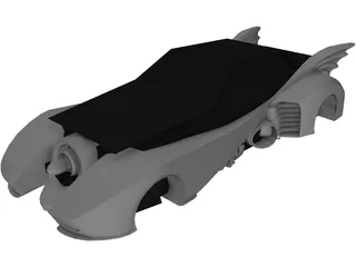 Batmobile (1989) 3D Model preview
