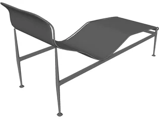 B&B Italia Garden Chair 3D Model preview