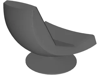 Chair Olivier Lounge 3D Model preview