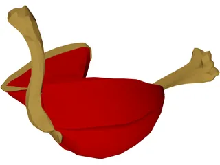 Shoulder Muscle 3D Model preview