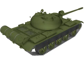 T-55 3D Model preview