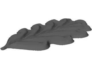 Oak Blade 3D Model preview
