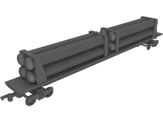 Pipe Carrier 3D Model preview