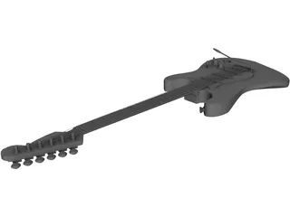 Fender SRV Strat 3D Model preview