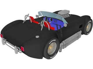 Shelby Cobra [Supercharged] 3D Model preview