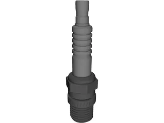 Spark Plug NGK 3D Model preview