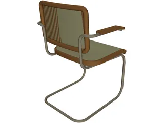 Chair Breuer 3D Model preview