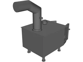 Stove 3D Model preview