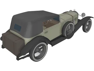 Mercedes-Benz (1928) 3D Model preview