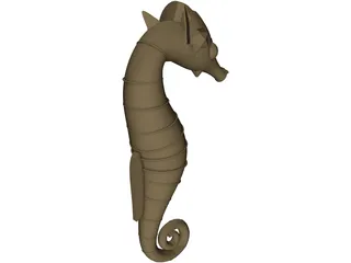 Seahorse 3D Model preview