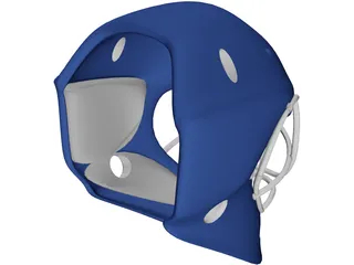 Hockey Goalie Mask 3D Model preview