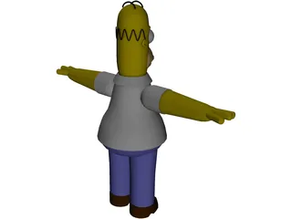 Simpsons Homer 3D Model preview