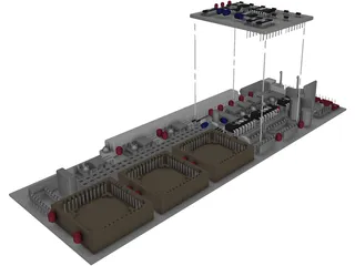 Computer Card 3D Model preview